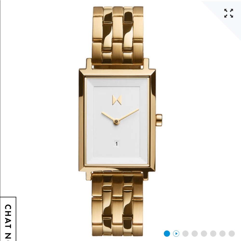 Mvmt gold square watch
